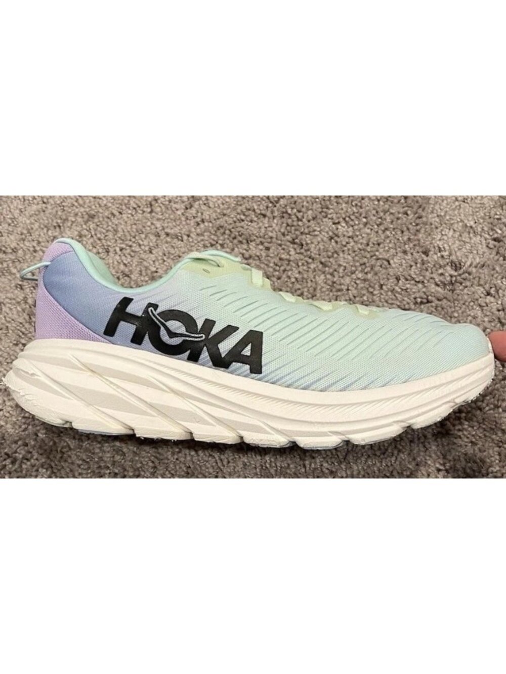 Hoka One One Rincon 3 Womens Shoe Sz 9 B Running Athletic Sunlit Ocean Sneaker